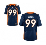 Men's Nike Denver Broncos #99 Adam Gotsis Elite Navy Blue Alternate NFL Jersey