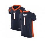 Nike Denver Broncos #1 Marquette King Navy Blue Alternate Men Stitched NFL Vapor Untouchable Elite Jersey