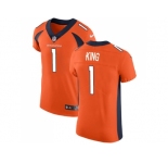 Nike Denver Broncos #1 Marquette King Orange Team Color Men Stitched NFL Vapor Untouchable Elite Jersey
