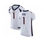 Nike Denver Broncos #1 Marquette King White Men Stitched NFL Vapor Untouchable Elite Jersey