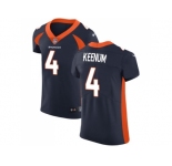 Nike Denver Broncos #4 Case Keenum Navy Blue Alternate Men Stitched NFL Vapor Untouchable Elite Jersey