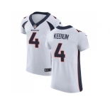 Nike Denver Broncos #4 Case Keenum White Men Stitched NFL Vapor Untouchable Elite Jersey