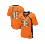 Nike Denver Broncos #95 Derek Wolfe Orange Team Color Men's Stitched NFL New Elite Gold Jersey