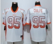 Nike Denver Broncos #95 Derek Wolfe White Men's Stitched NFL Elite Drift Fashion Jersey