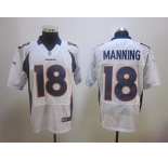 Nike nfl jerseys denver broncos #18 manning white[elite]