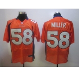 Nike nfl jerseys denver broncos #58 miller orange[elite]
