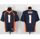 nike nfl jerseys denver broncos #1 roby blue[new Elite]