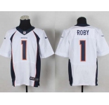nike nfl jerseys denver broncos #1 roby white[new Elite]