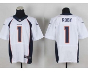 nike nfl jerseys denver broncos #1 roby white[new Elite]