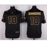 nike nfl jerseys denver broncos #10 sanders black gold collection[Elite][sanders]