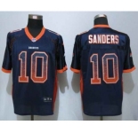 nike nfl jerseys denver broncos #10 sanders blue[Elite drift fashion][sanders]