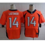 nike nfl jerseys denver broncos #14 latimer orange[new Elite]