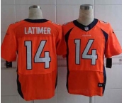 nike nfl jerseys denver broncos #14 latimer orange[new Elite]