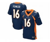 nike nfl jerseys denver broncos #16 bennie fowler blue[Elite][fowler]