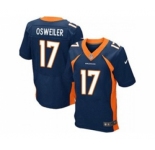 nike nfl jerseys denver broncos #17 osweiler blue[Elite]