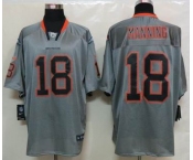 nike nfl jerseys denver broncos #18 manning grey[Elite lights out]