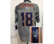 nike nfl jerseys denver broncos #18 manning grey[Elite shadow signature]