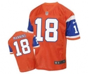 nike nfl jerseys denver broncos #18 peyton manning orange[2016 Elite]