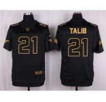 nike nfl jerseys denver broncos #21 talib black gold collection[Elite]