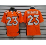 nike nfl jerseys denver broncos #23 mcgahee orange[Elite]