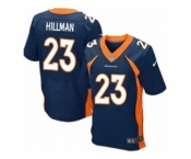 nike nfl jerseys denver broncos #23 ronnie hillman blue[Elite][hillman]