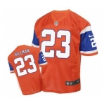 nike nfl jerseys denver broncos #23 ronnie hillman orange[2016 Elite][hillman]