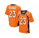 nike nfl jerseys denver broncos #23 ronnie hillman orange[Elite][hillman]
