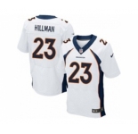 nike nfl jerseys denver broncos #23 ronnie hillman white[Elite][hillman]