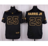 nike nfl jerseys denver broncos #25 harris jr black gold collection[Elite]