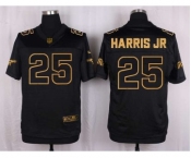 nike nfl jerseys denver broncos #25 harris jr black gold collection[Elite]