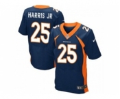 nike nfl jerseys denver broncos #25 harris jr blue[Elite]