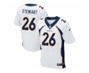 nike nfl jerseys denver broncos #26 darian stewart white[Elite]