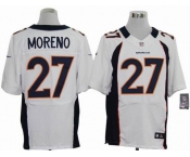 nike nfl jerseys denver broncos #27 moreno white[elite]