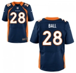 nike nfl jerseys denver broncos #28 ball blue[Elite]