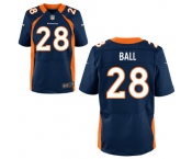 nike nfl jerseys denver broncos #28 ball blue[Elite]