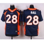 nike nfl jerseys denver broncos #28 ball blue[new Elite]