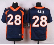 nike nfl jerseys denver broncos #28 ball blue[new Elite]