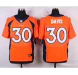 nike nfl jerseys denver broncos #30 davis orange[new Elite][davis]