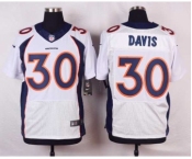 nike nfl jerseys denver broncos #30 davis white[new Elite][davis]