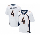 nike nfl jerseys denver broncos #4 britton colquitt white[Elite]