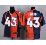 nike nfl jerseys denver broncos #43 ward orange-blue[Elite split]