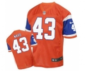 nike nfl jerseys denver broncos #43 ward orange[2016 Elite]