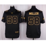 nike nfl jerseys denver broncos #58 miller black gold collection[Elite]