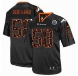 nike nfl jerseys denver broncos #58 miller black[Elite united sideline 50th Patch]