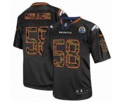 nike nfl jerseys denver broncos #58 miller black[camo fashion Elite 50th Patch]