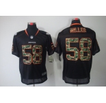 nike nfl jerseys denver broncos #58 miller black[camo fashion Elite]