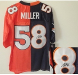 nike nfl jerseys denver broncos #58 miller blue-orange[Elite split signature]