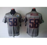nike nfl jerseys denver broncos #58 miller grey[Elite shadow 50th Patch]