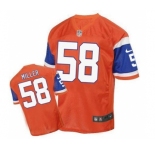 nike nfl jerseys denver broncos #58 miller orange[2016 Elite]