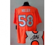 nike nfl jerseys denver broncos #58 miller orange[Elite signature]